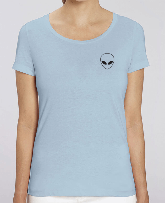 T-shirt Femme Alien and Planet par tunetoo