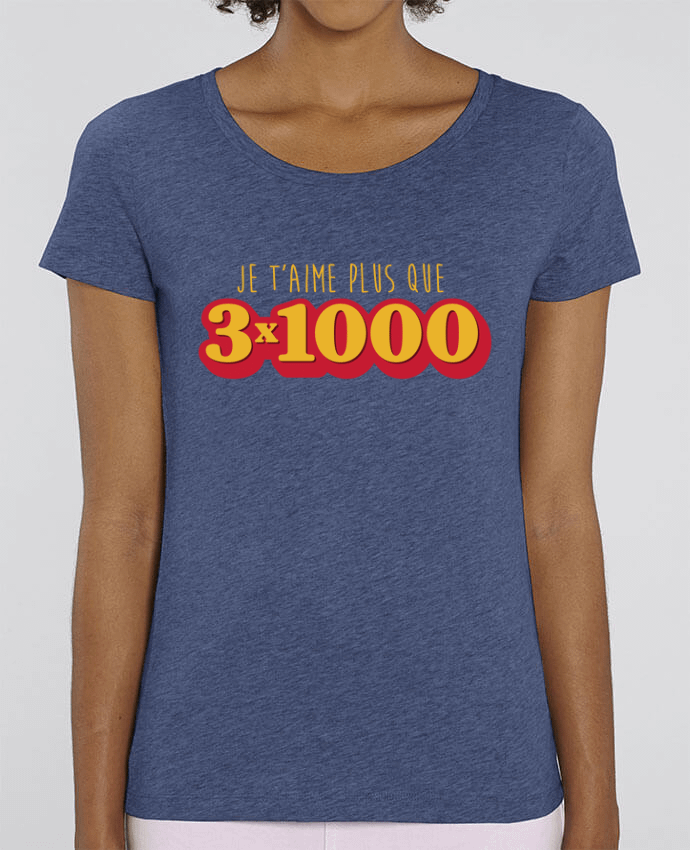 Camiseta Essential pora ella Stella Jazzer Je t'aime plus que 3 x 1000 - Avengers por tunetoo