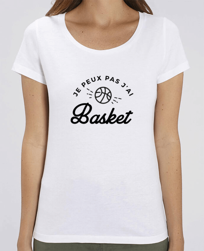 Essential women\'s t-shirt Stella Jazzer Je peux pas j'ai Basket by Nana