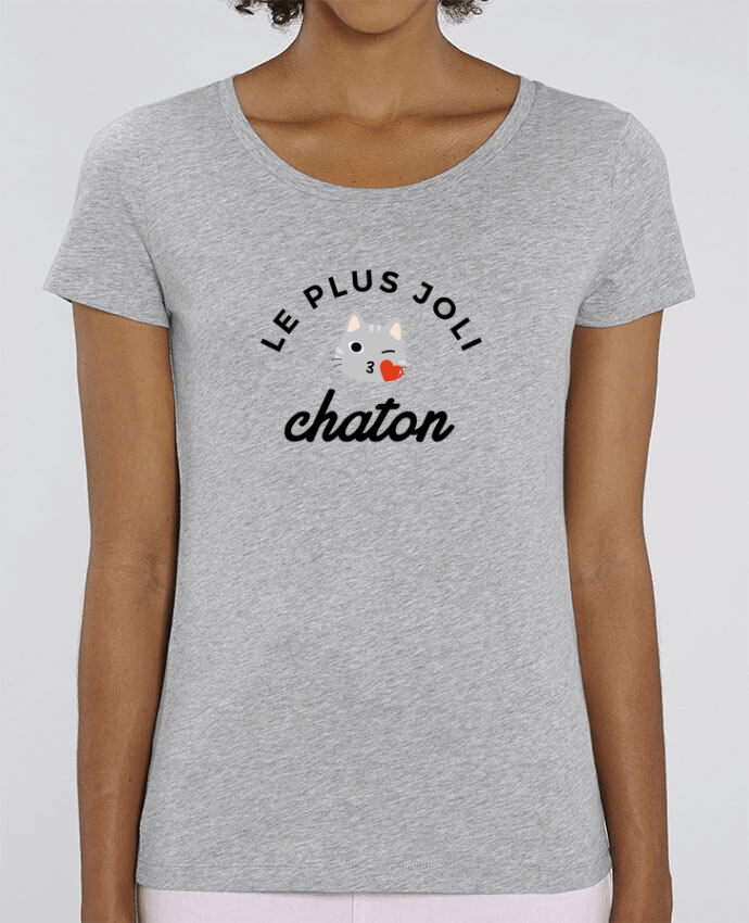 Essential women\'s t-shirt Stella Jazzer Le plus joli chaton by Nana