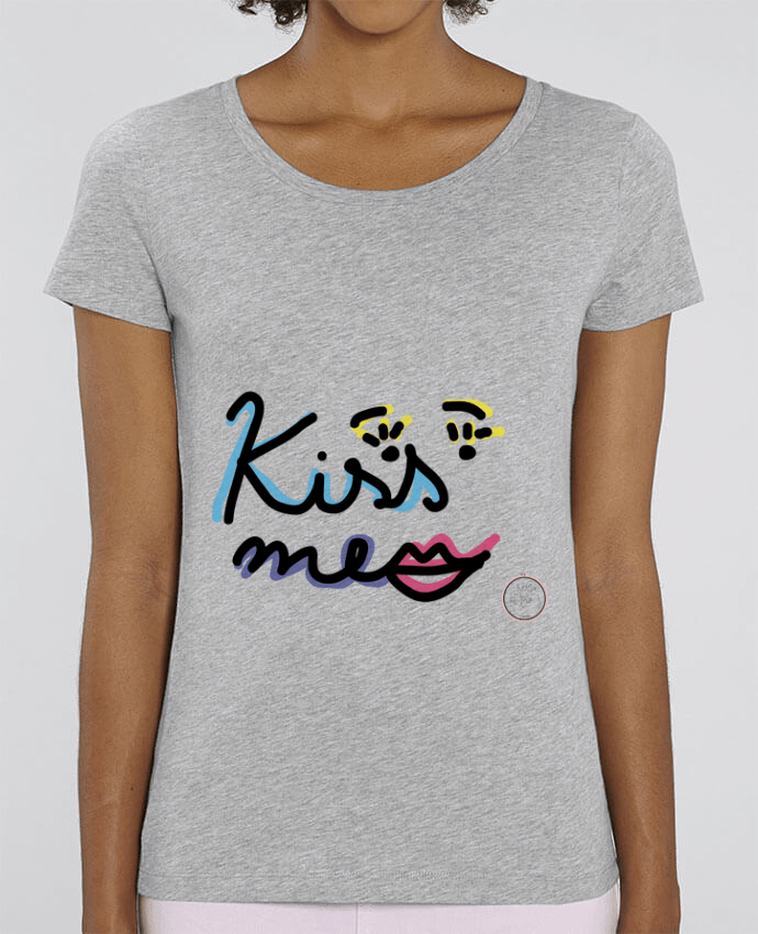 Camiseta Essential pora ella Stella Jazzer Kiss me por Juanalaloca