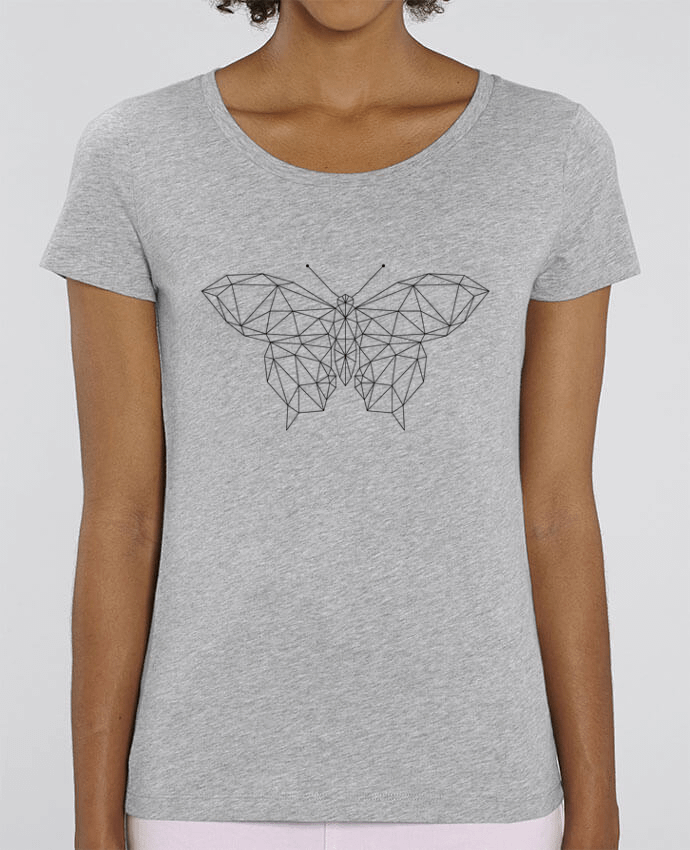 T-shirt Femme Butterfly geometric par /wait-design