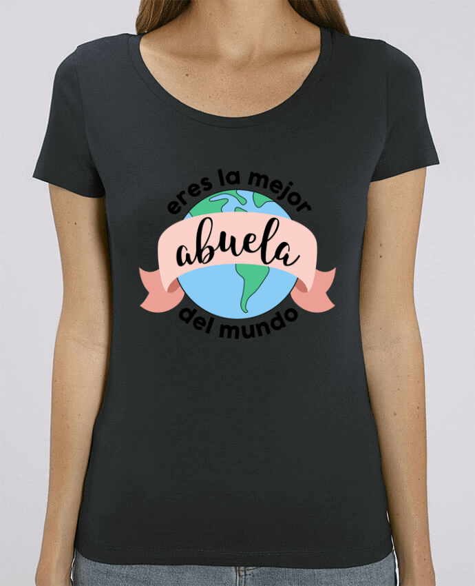 Camiseta Essential pora ella Stella Jazzer Eres la mejor abuela del mundo por tunetoo