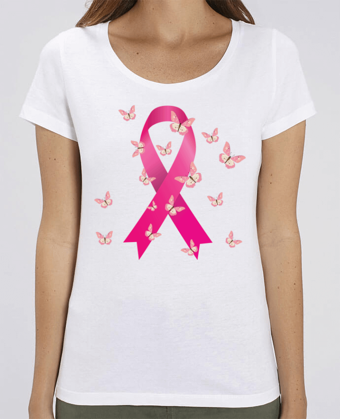 Camiseta Essential pora ella Stella Jazzer Lutte contre le cancer por jorrie