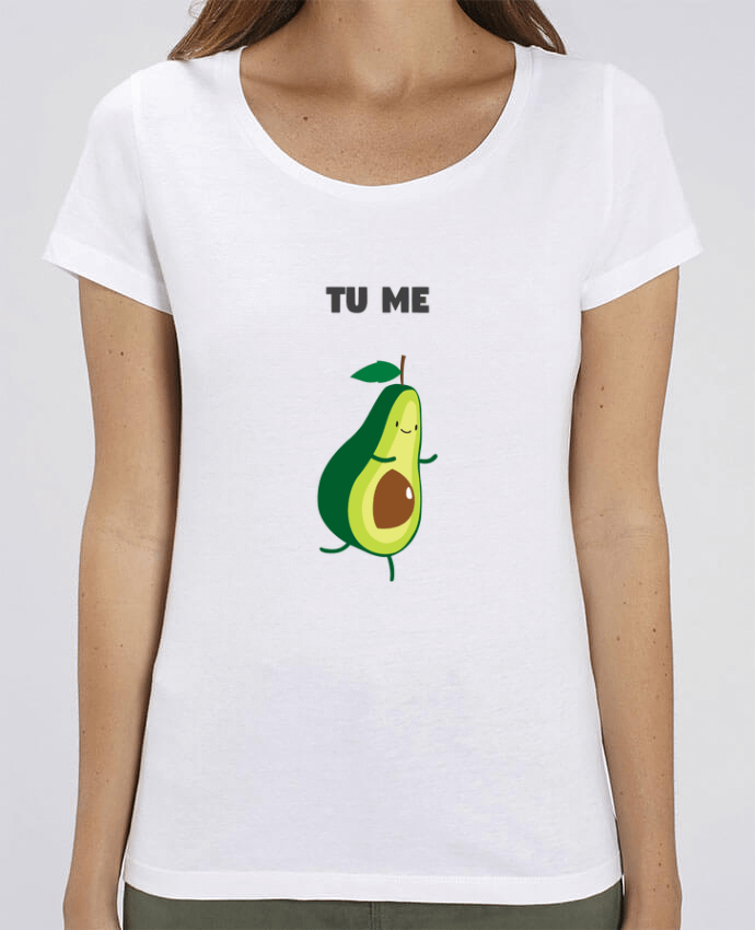 T-shirt Femme Tu me completas - Avocado par tunetoo