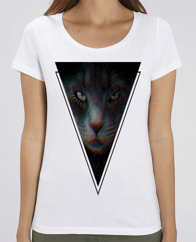 Essential women\'s t-shirt Stella Jazzer DarkCat by ThibaultP