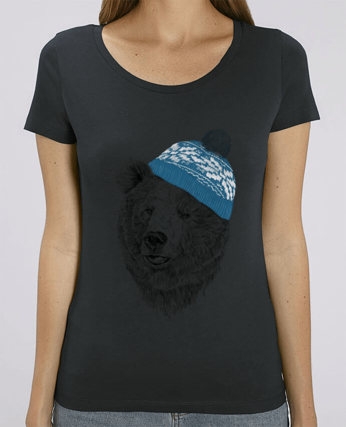 Essential women\'s t-shirt Stella Jazzer Hello Winter by Balàzs Solti