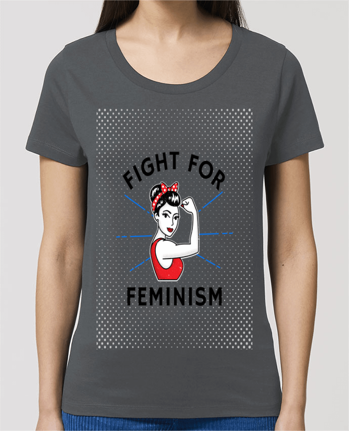 Camiseta Essential pora ella Stella Jazzer Fight for féminism por Vise Shine your life