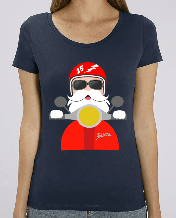 Camiseta Essential pora ella Stella Jazzer Navidad en moto Santa Claus por Giuraf