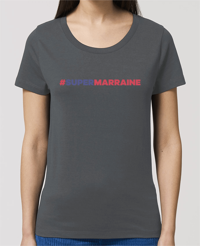 T-shirt Femme #Supermarraine par tunetoo