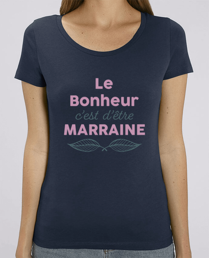 T-shirt Femme Le bonheur c'est d'être marraine par tunetoo
