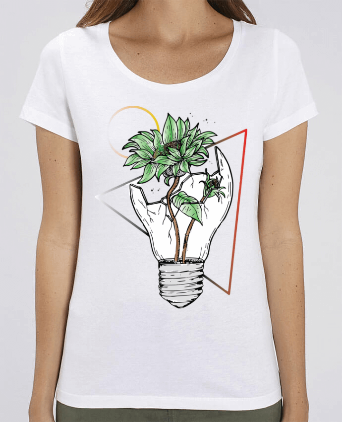 T-shirt Femme Ampoule vs la nature par jorrie
