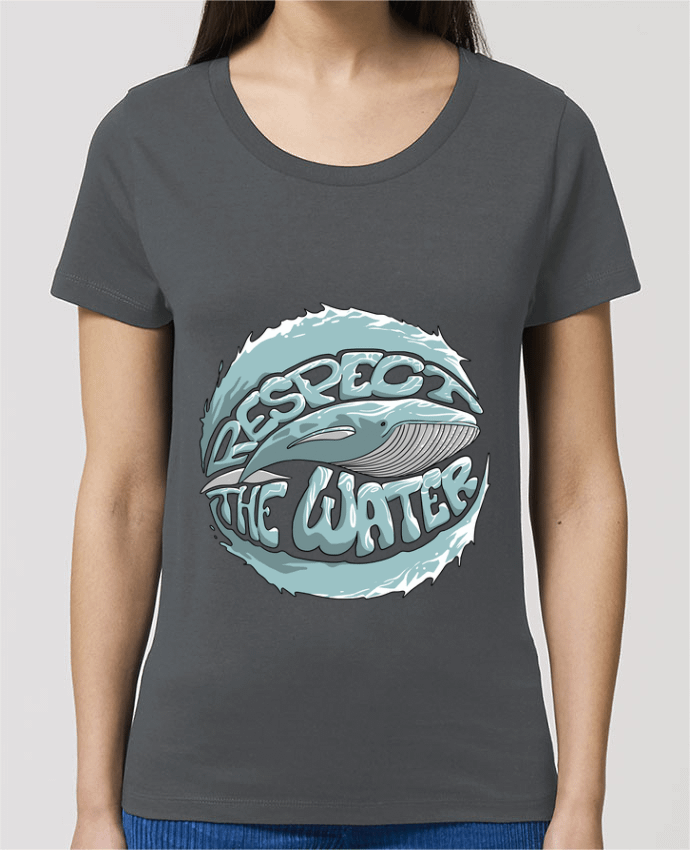 T-Shirt Essentiel - Stella Jazzer REspect the Water - Whale by Tomi Ax - tomiax.fr