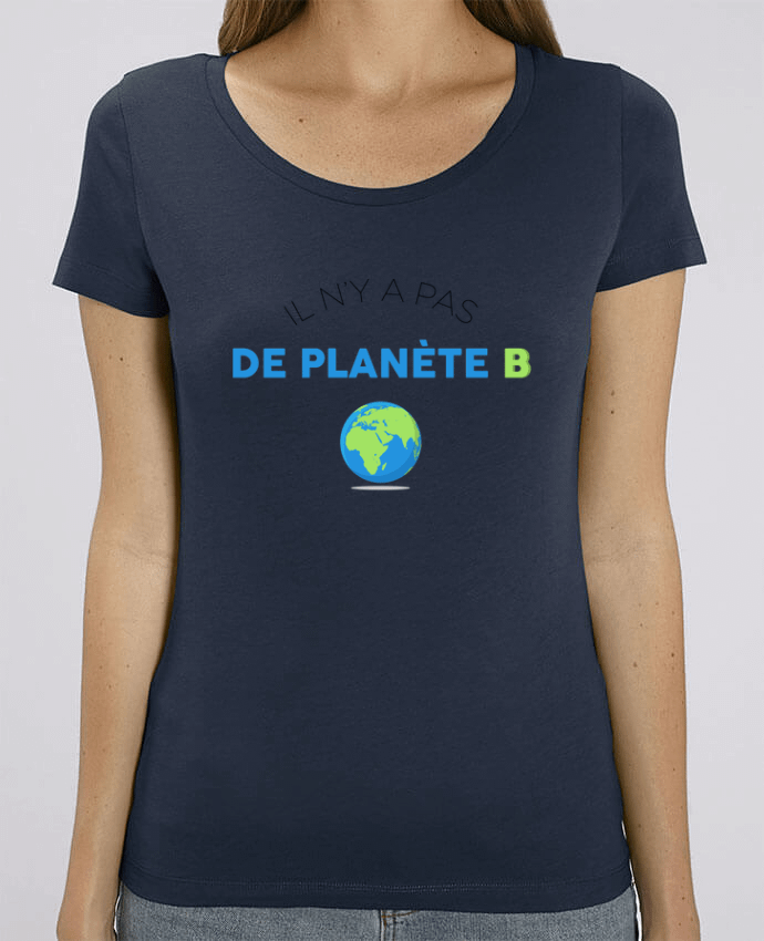 Camiseta Essential pora ella Stella Jazzer Il n'y pas de planète B por tunetoo