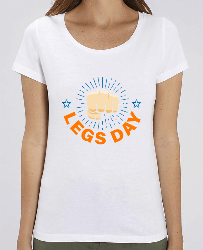 Essential women\'s t-shirt Stella Jazzer LEGS DAY by tunetoo