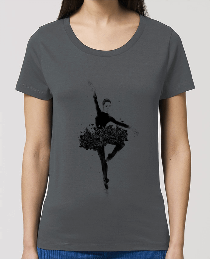 Essential women\'s t-shirt Stella Jazzer Floral dance by Balàzs Solti