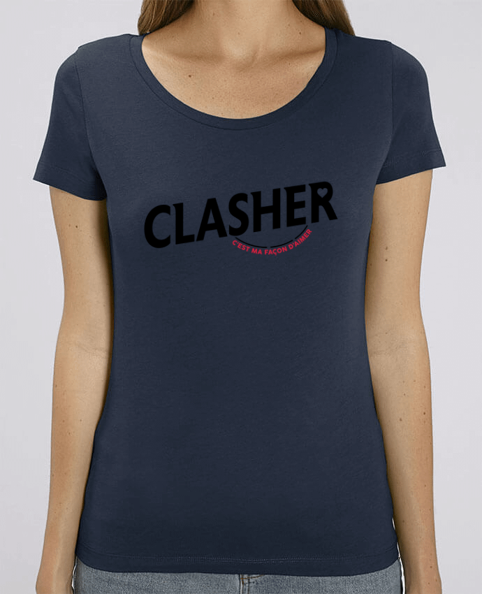 T-shirt Femme Clasher c'est ma façon d'aimer par tunetoo