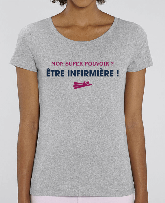Camiseta Essential pora ella Stella Jazzer Mon super-pouvoir ? être infirmière por tunetoo
