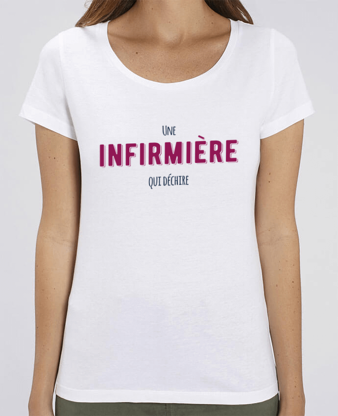 T-shirt Femme Une infirmière qui déchire par tunetoo