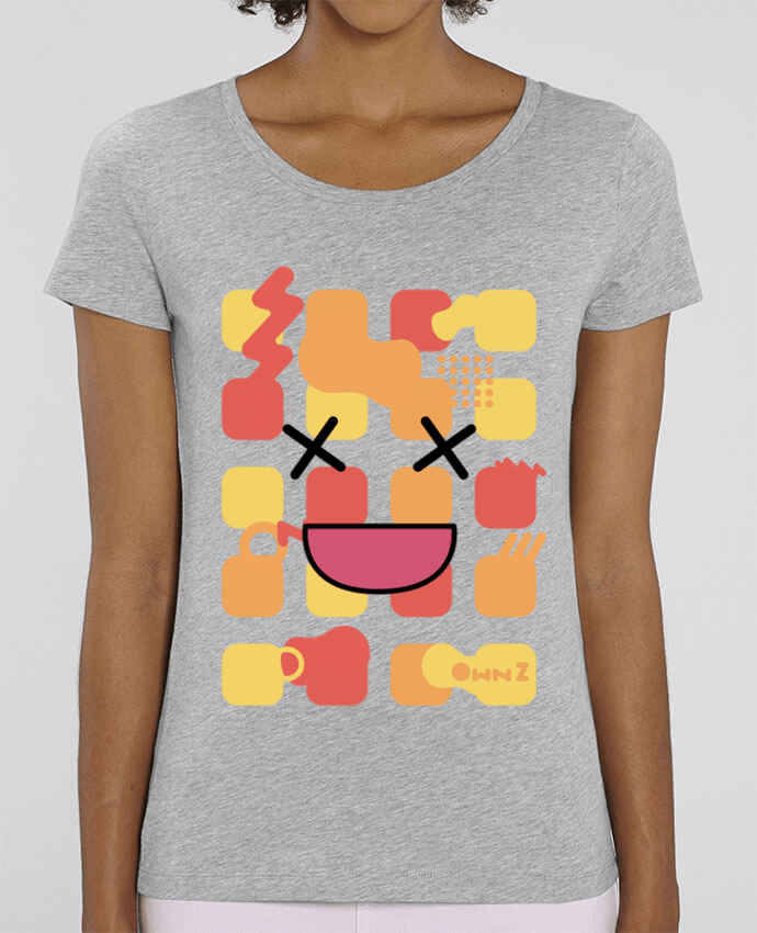 T-shirt Femme Style Appli be Happy Own Z par Own Z