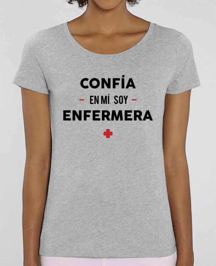 T-shirt Femme Confia en mi, soy enfermera par tunetoo