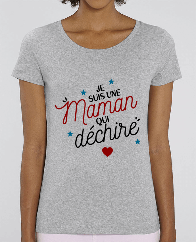 Essential women\'s t-shirt Stella Jazzer Maman qui déchire by La boutique de Laura