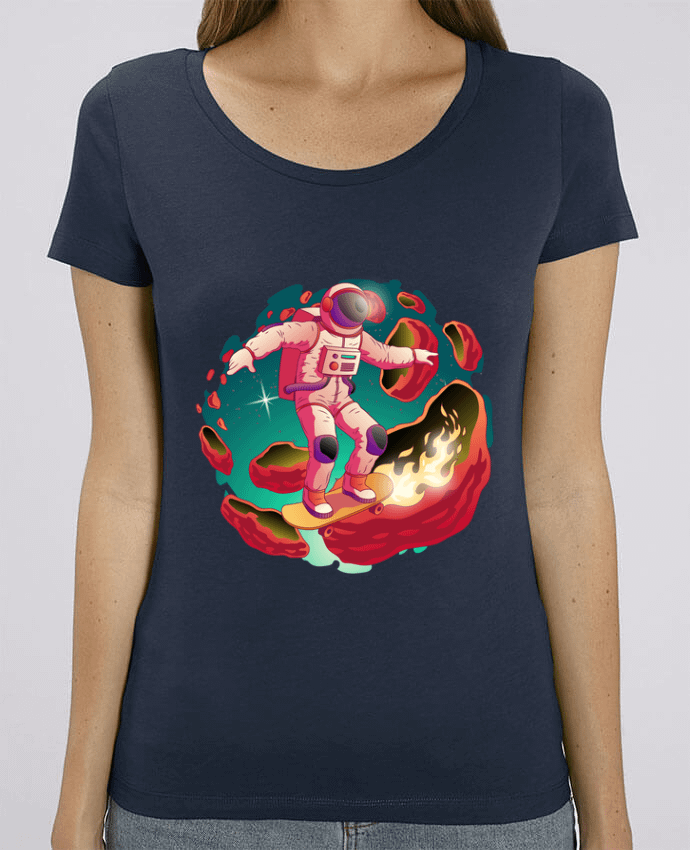 Camiseta Essential pora ella Stella Jazzer Astronaute Skateur por FREDO237