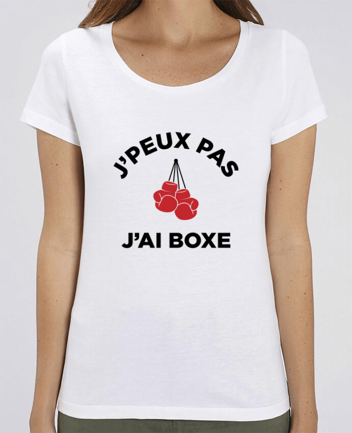 Essential women\'s t-shirt Stella Jazzer J'peux pas j'ai boxe by tunetoo