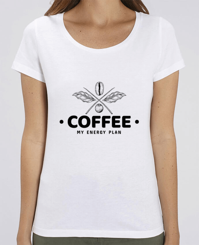 T-shirt Femme Coffee my energy plan par Bossmark