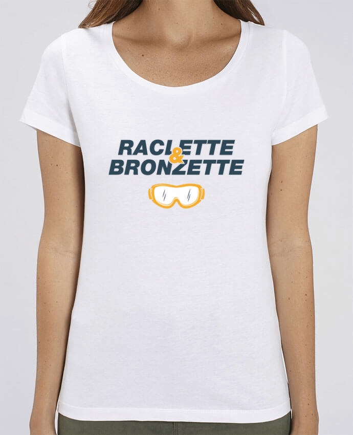 T-shirt Femme Raclette et Bronzette - Ski par tunetoo
