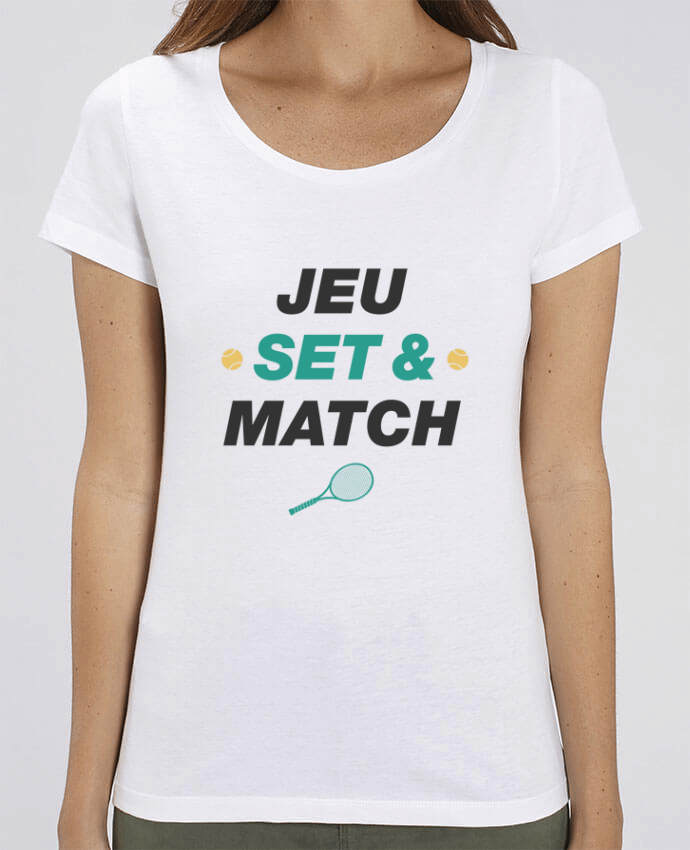 T-shirt Femme Jeu Set & Match par tunetoo