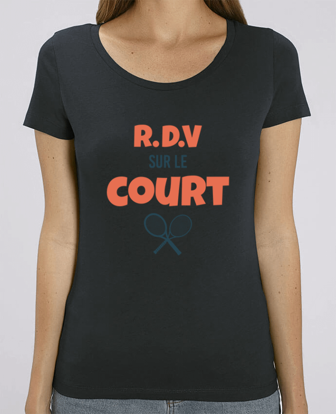 T-shirt Femme RDV sur le court par tunetoo