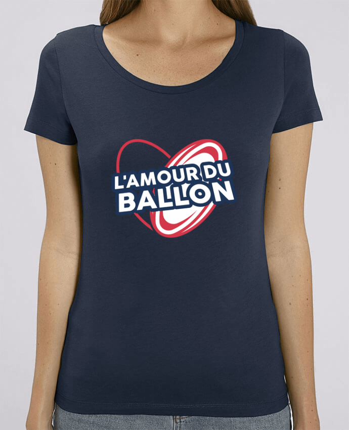T-shirt Femme L'amour du ballon - rugby par tunetoo
