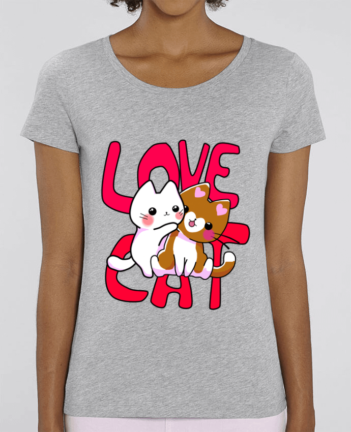 T-shirt Femme Amor de Gato par MaaxLoL