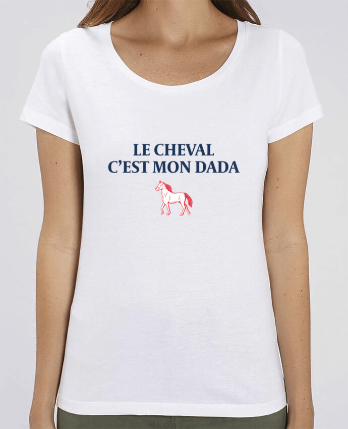 Camiseta Essential pora ella Stella Jazzer Le cheval c'est mon dada por tunetoo