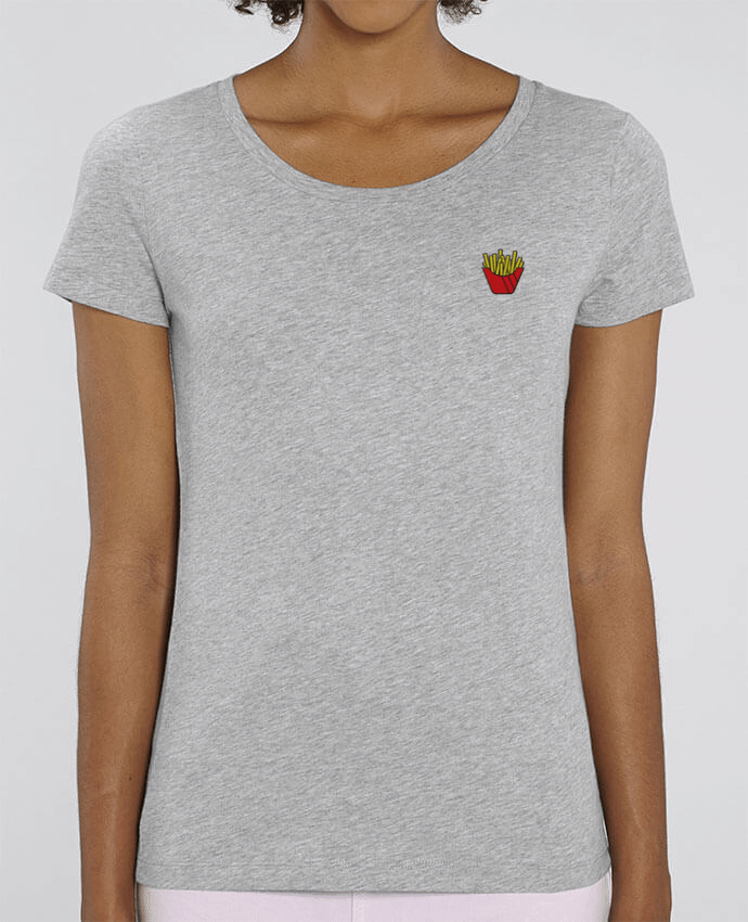 T-shirt femme brodé Frites by tunetoo