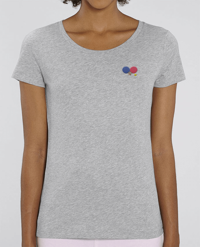 T-shirt femme brodé Ping Pong par tunetoo