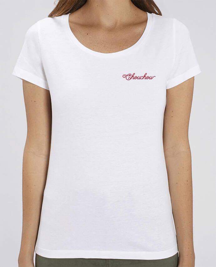 T-shirt femme brodé Chouchou por tunetoo