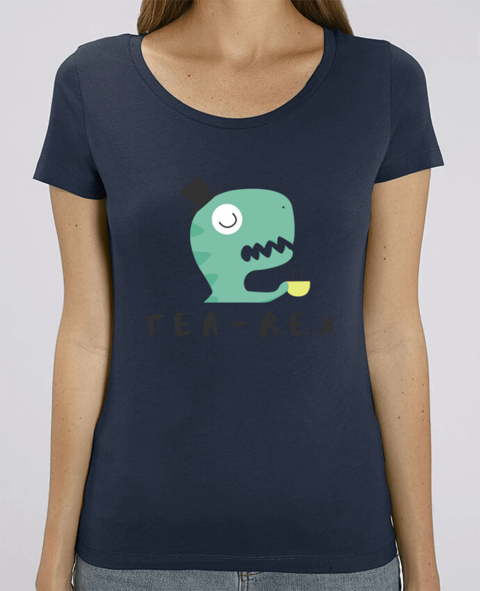T-shirt femme brodé Tea-rex by tunetoo