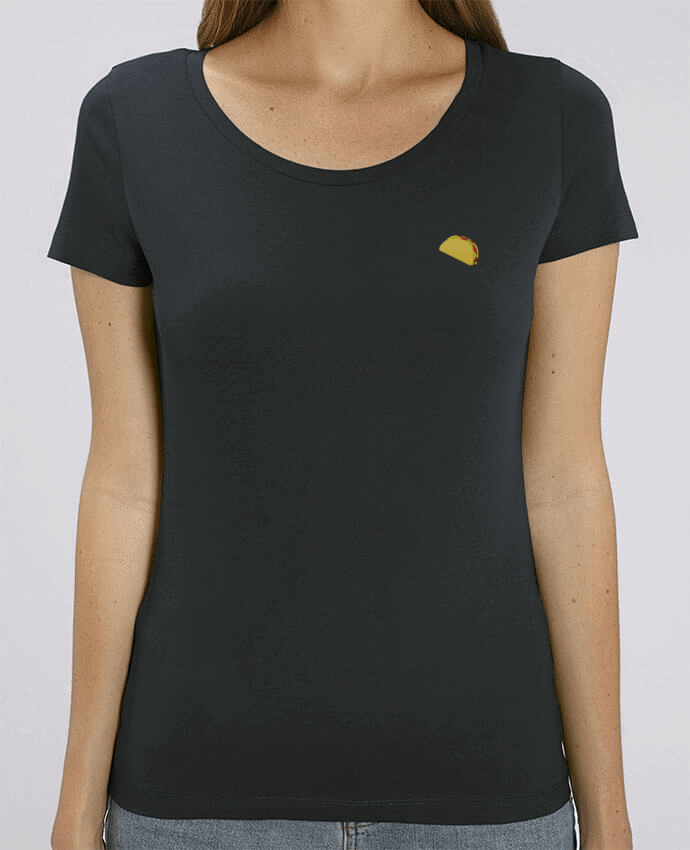 T-shirt femme brodé Mexican taco by tunetoo