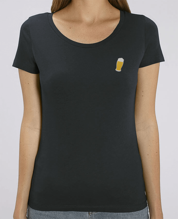 T-shirt femme brodé Beer por tunetoo