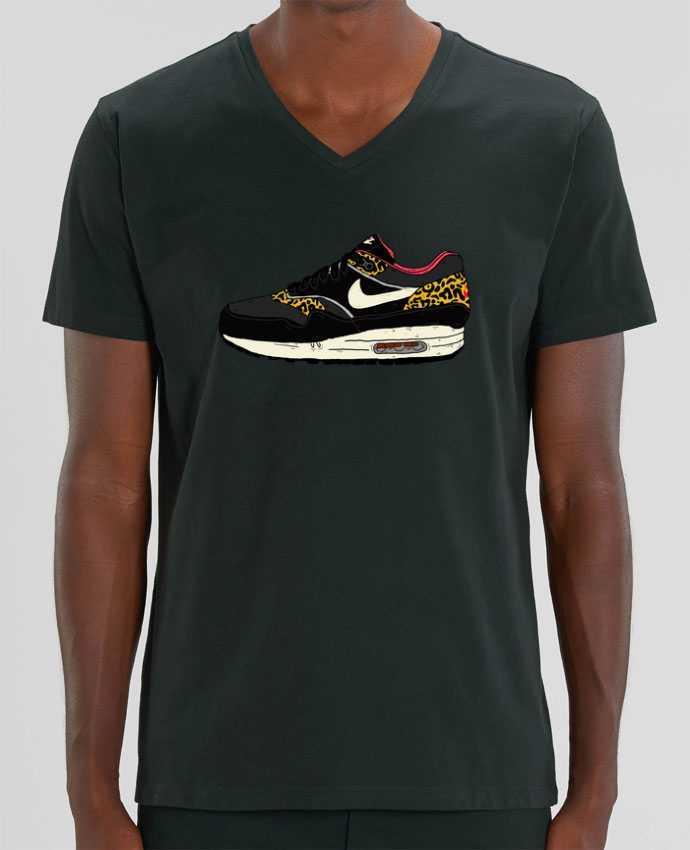 Men V-Neck T-shirt Stanley Presenter Airmax léobyd by Nick cocozza