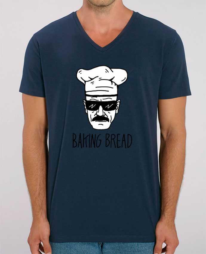Tee Shirt Homme Col V Stanley PRESENTER Baking bread by Nick cocozza