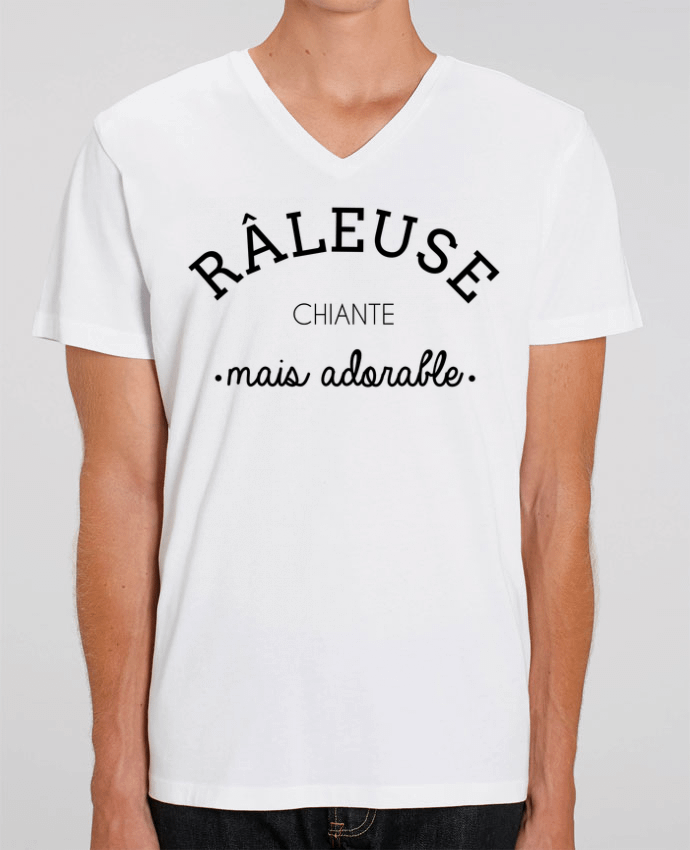 T-shirt homme Râleuse chiante mais adorable par La boutique de Laura