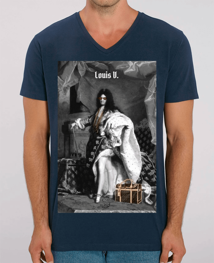 Tee Shirt Homme Col V Stanley PRESENTER Louis V by 