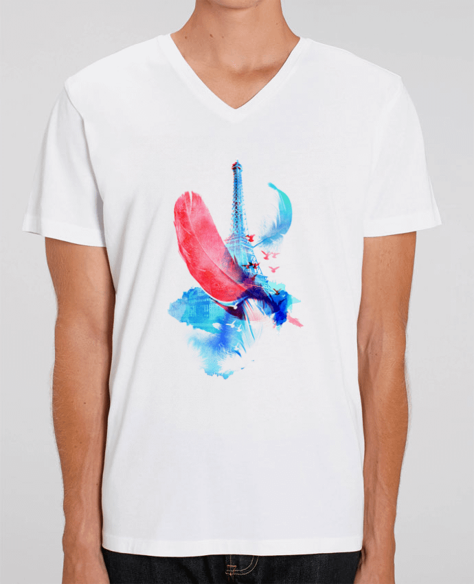 T-shirt homme Pigeons of Paris par robertfarkas