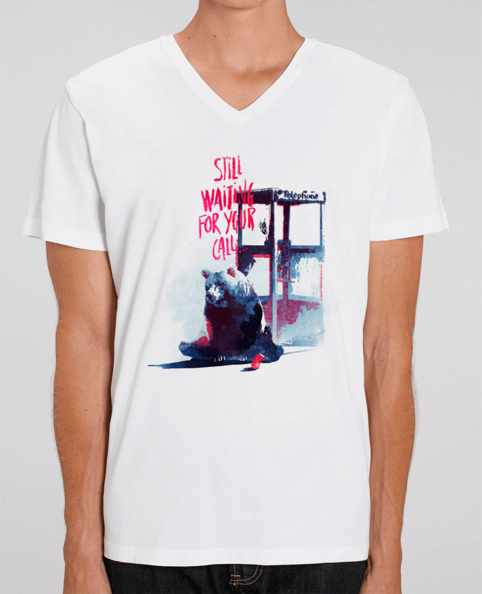 T-shirt homme Still waiting for your call par robertfarkas