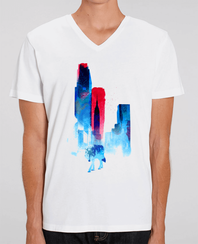 T-shirt homme The wolf of the city par robertfarkas