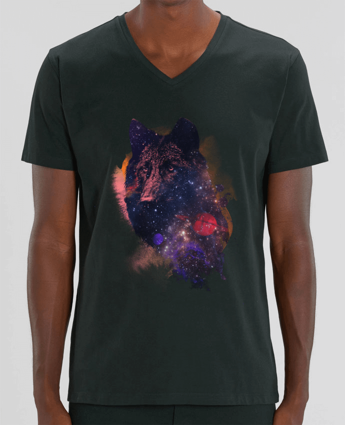 T-shirt homme Universal wolf par robertfarkas