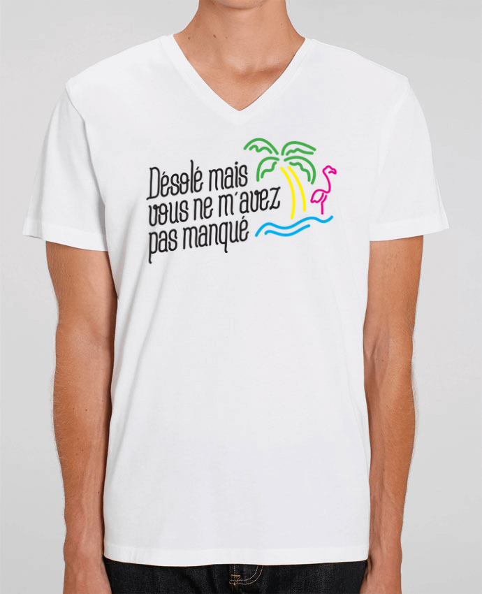 T-shirt homme Désolé mais vous ne m'avez pas manqué par tunetoo